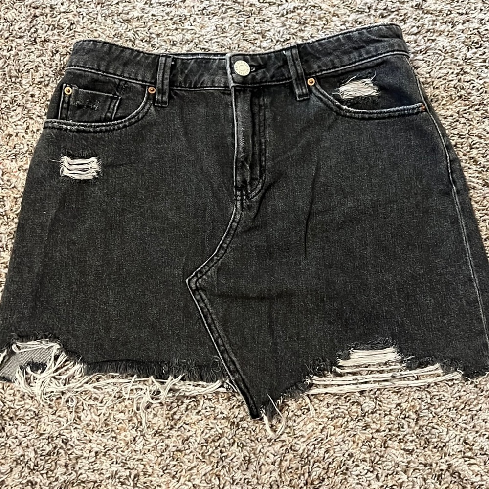 BDG distressed denim skirt from urban